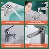 ELESULTRA 1440° Swivel Sink Faucet Extender - Universal Kitchen Sprayer,
