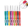 9PCS(1Set) B to J 2.0mm-6.0mm Ergonomic Crochet Hooks Set with