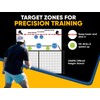 Portable Pickleball Rebounder Net with Kitchen Lines System, Solo Training