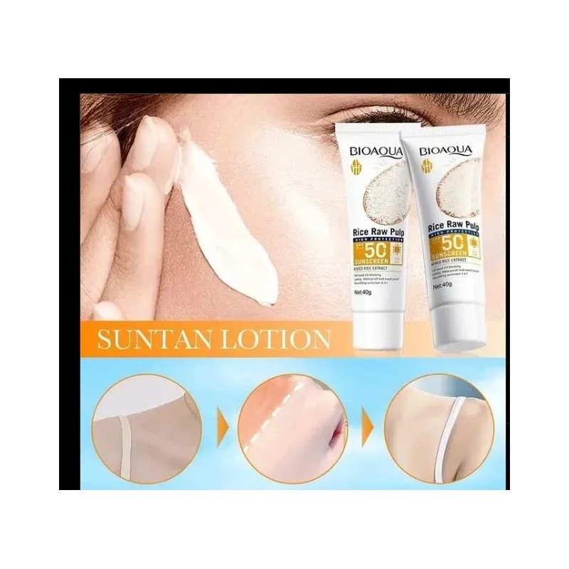 Protector Solar Arroz Spf Bioaqua