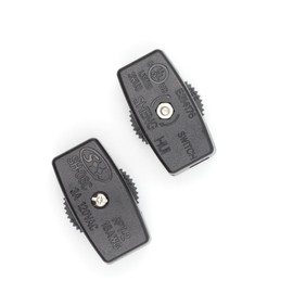 Inline Rotary Cord Switch Replacement Gear Light Switch for 18/2 SPT-2 Lamp Cord Thumbwheel Actuator On/Off Control for Table or Floor Lamps