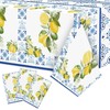 BeYumi 3 Packs Capri Lemon Theme Tablecloth Party Decoration Set