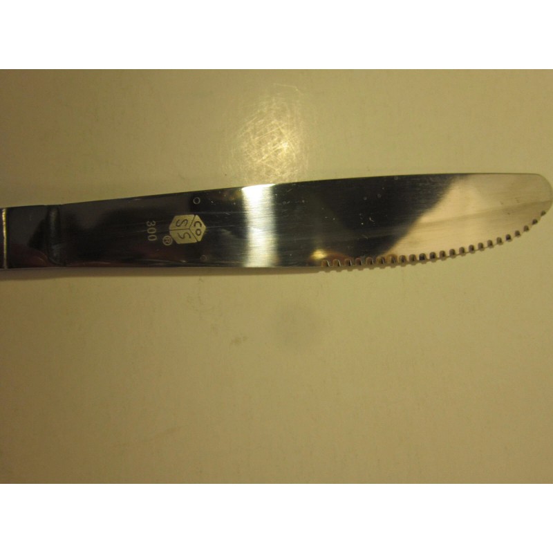 Sysco LOT 12 SYSCO #300 DINNER KNIVES STAINLESS STEEL 12