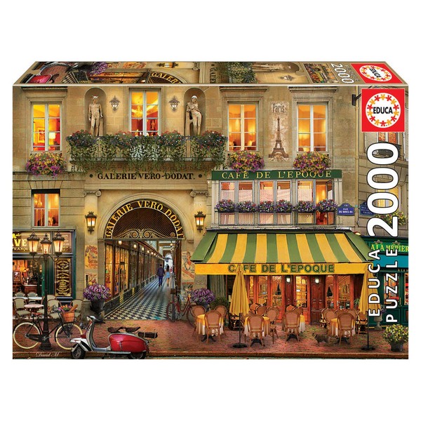 Educa - Galerie Paris - 2000 Piece Jigsaw Puzzle - Puzzle Glue Included - Completed Image Measures 37.75" x 26.75" - Ages 14+ (18506)