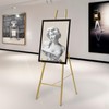 Heavy Duty Large Easel Stand for Mirror Display Wedding Sign(Gold