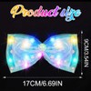 HEREAD Pearl Hair Bow Clips Light Up Bowknot Hair Barrette