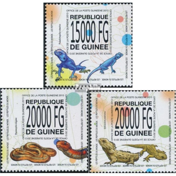 Guinea 10077-10079 (complete. issue) unmounted mint/never hinged ** MNH 2013