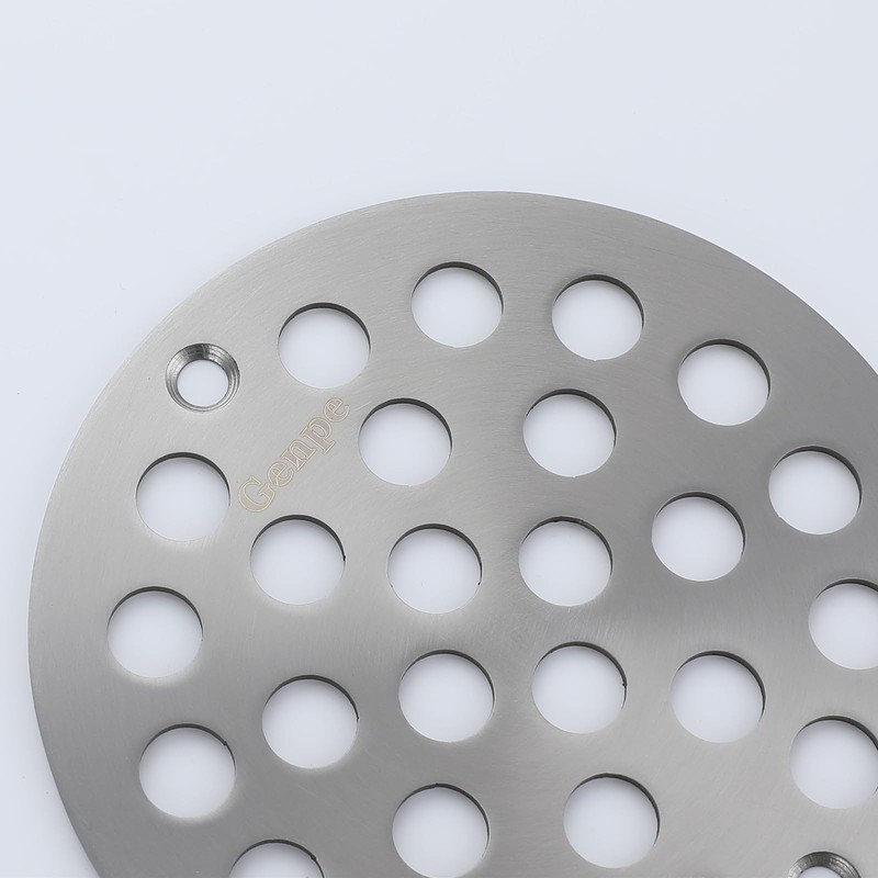 Genpe Round 4 Inch Screw-in Floor Drainer Cover Replacement Shower