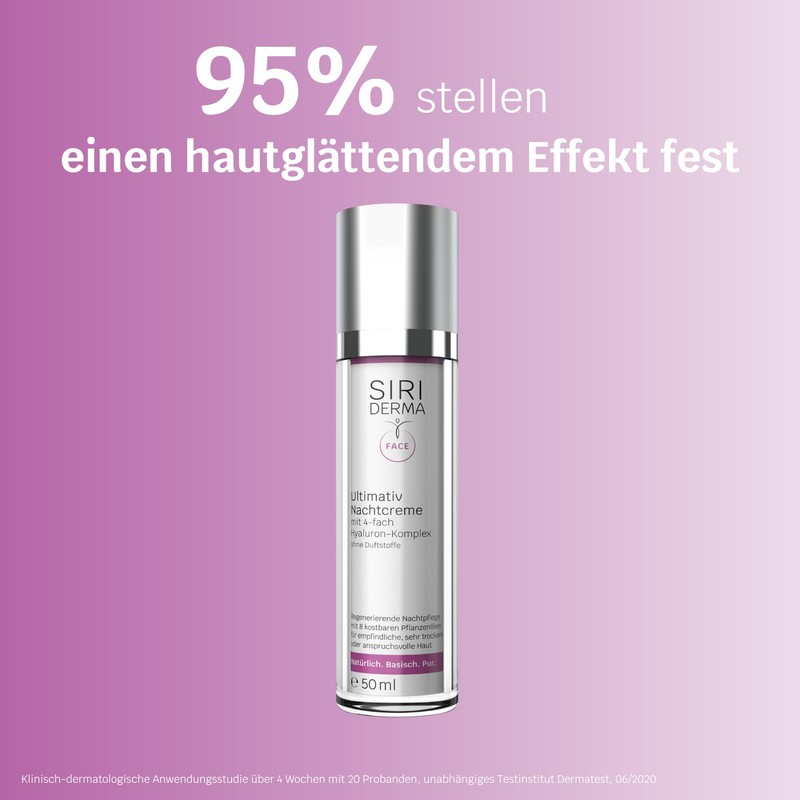 SIRIDERMA Ultimate Night Cream | Basic Anti-Ageing Face Cream |