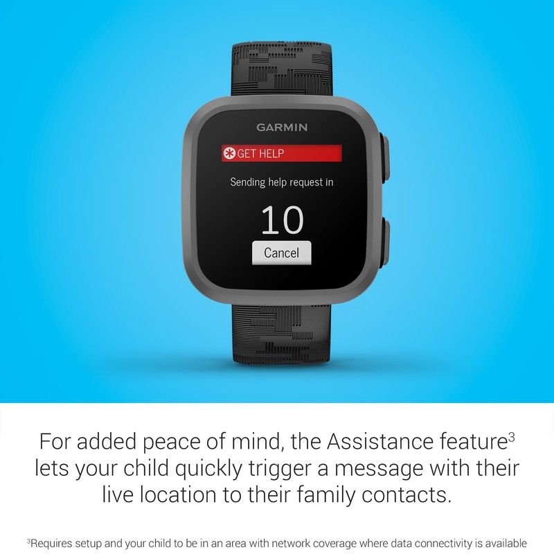 Garmin Bounce™, Kids Smartwatch, Two-Way Text and Voice Messaging, Location
