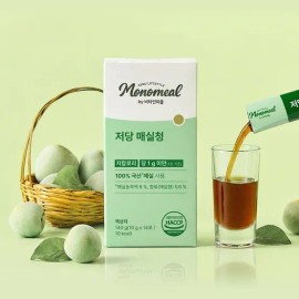 Vitamin Village Monomill 100% domestic plum low sugar plum syrup sticks 14 packs x 5 boxes (total 70 packs) / 모노밀 100% 국산매실 저당 매실청 스틱 14포 x 5박스 (총70포)