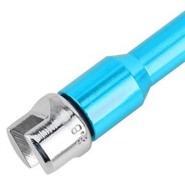 Motorcycle Spoke Wrench 5.0-6.8 10 Sizes Interchangeable Tips Adjustable Dirt Bike Wheel Spoke Wrench To Adjust Tire Steel Wire Assembly (A (Blue))