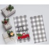 St. Nicholas Square Kitchen Hand Towels, Set of 2, Happy