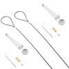 Biaungdo 2 Sets Gate Latch Cable Pull, Black Spring with