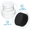 MAGICLULU 12Pcs Clear Plastic Wide Mouth Sample Bottles with Leak