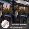 Travel Umbrella for Rain and UV Sun Protection, Folding Car