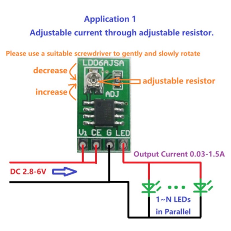 Constant Current Adjustable Module, Aluminum Miter T-Track PWM Control Board