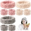 9 Piezas Diadema de Spa Facial, Muñequeras Absorbentes para Lavar