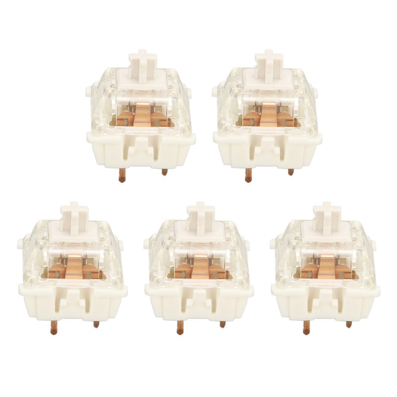 45Pcs Mechanical Keyboard Switches Waterproof Backlight Silent Linear Mechanical Key