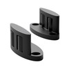 FLYVLIEG Sliding Barn Door Floor Guide Bottom, Double-Sided Roller Design,