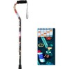 NOVA Designer Walking Cane with Offset Handle, Lightweight Adjustable Walking