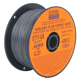 0.030 in. E71T-GS Flux Core Welding Wire, 2 lb. Roll Special