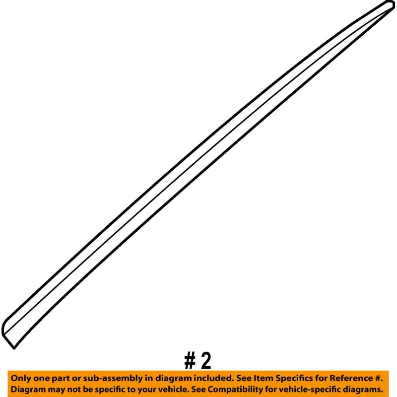 Hyundai 2015-2019 Sonata Front Windshield Pillar Molding Left Driver Outer