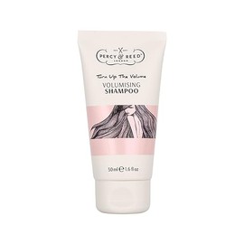 Percy & Reed Turn Up The Volume Volumising Shampoo - Lightweight Formula Builds Body for Big Bouncy Weightless Hair - Fuller and Thicker Hair. Free From Gluten, Sulphates, Silicones & Parabens - 50ml