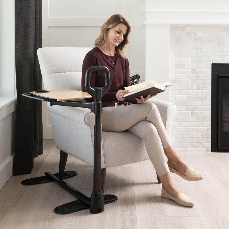 Able Life Tray Table, Adjustable Bamboo TV and Laptop Desk