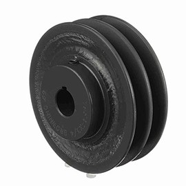 Browning 1VP50X1 Variable Pitch Sheave, 1 Groove, Finished Bore, Cast Iron Sheave, for 3L, 4L or A, 5L or B Section Belt