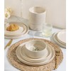 TheTerra Ceramic Dinnerware Sets for 4, 12 Pieces Handmade Reactive