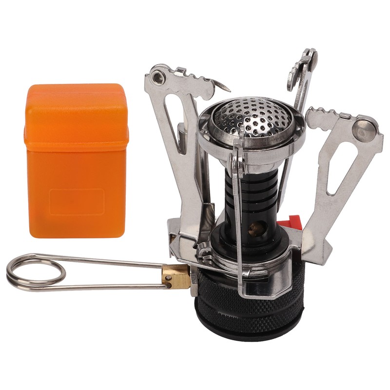 Mini Gas Stove Folding Piezoelectric Ignition Stable Support Portable Camping