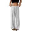 Djeanxa Low Rise Sweatpants for Women Y2K Straight Wide Leg