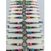 Trendy Wholesale Lot of 12 Guadalupe Multicolor String Bracelet Adjustable