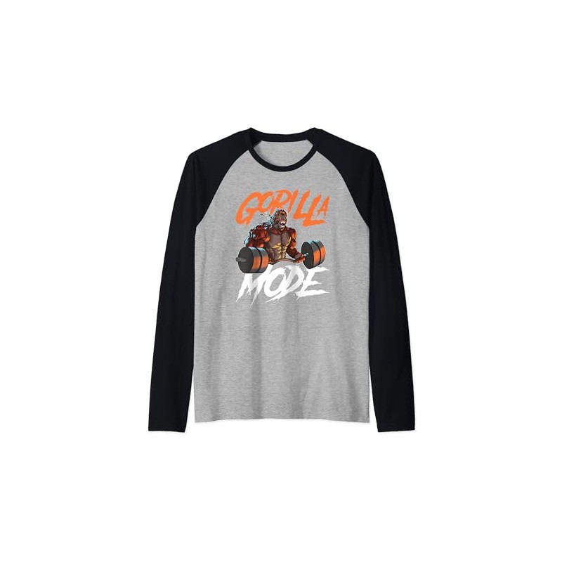 Gorilla Mode Training Gym Workout Fitness Muskeln - Geschenk Raglan