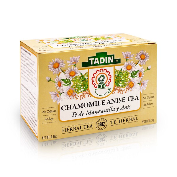 TADIN CHAMOMILE WITH ANISE HERBAL TEA 24 BAGS 