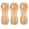 WORUIB 3 Bundles Brown Raffia Straw For Gift Wrapping, DIY