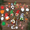 BOOMTOP Christmas Crafts Kits, 15 Pack Christmas Gnome Foam Stickers