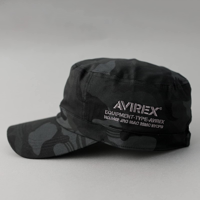 Avirex Custom-made Numbering Embroidered Military Work Cap, 2 Sizes, XL,