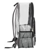 Summit Ridge Waterproof Clear Backpack with Water Bottle Holder Stadium