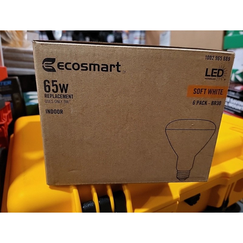 Led 65-Watt BR30 Dimmable LED Light Bulb Soft White (6
