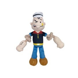 Multipet Popeye with Rope Arms Dog Toy, 11-inches