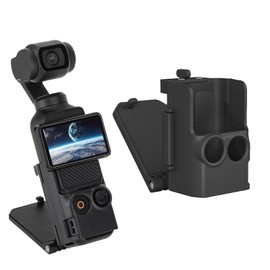 Dongnesi Magnetic Mount Stand for DJI OSMO Pocket 3, for OSMO Pocket 3 Accessories, 180° RotatableDesktop Magnetic Bracket, Vertical Fixed Placement, Non-slip (Black)