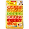 CuteZCute Bento Ham Cheese Carrot Cutter, Letters, 28-Piece