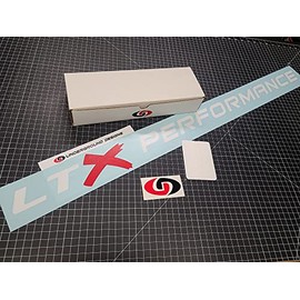 LTX Performance Windshield Banner 3" x 36" Fits Corvette Camaro CTS-V LT1 LT4 LT5 Stickers Select Color