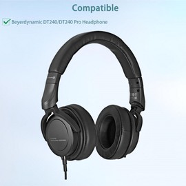 HAIZEEN Ear Pads Compatible with Beyerdynamic DT 240 DT240 DT-240 Pro Headphones Ear Pads Replacement Cushion (Soft Fabric/High-Quality Foam)