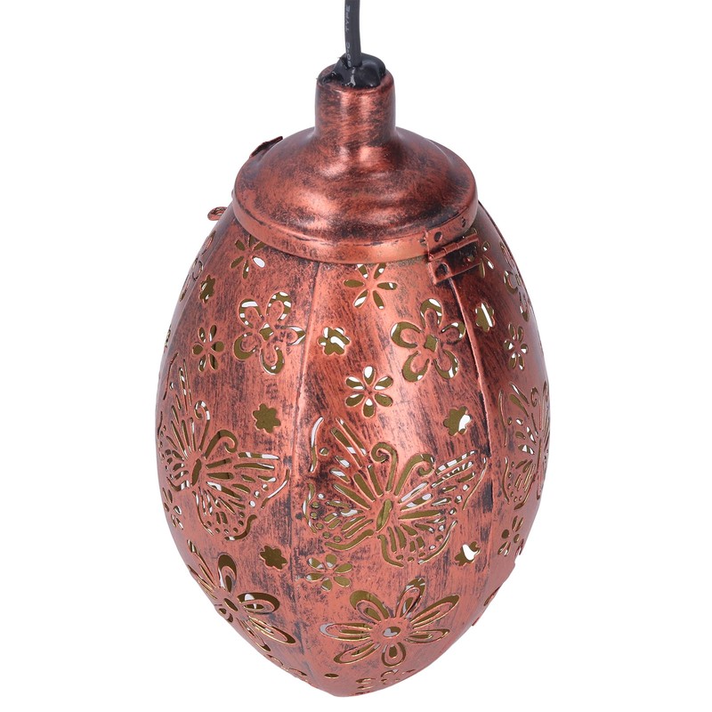 Solar Lantern IP65 Waterproof Plastic Iron Material Hanging Design Insect