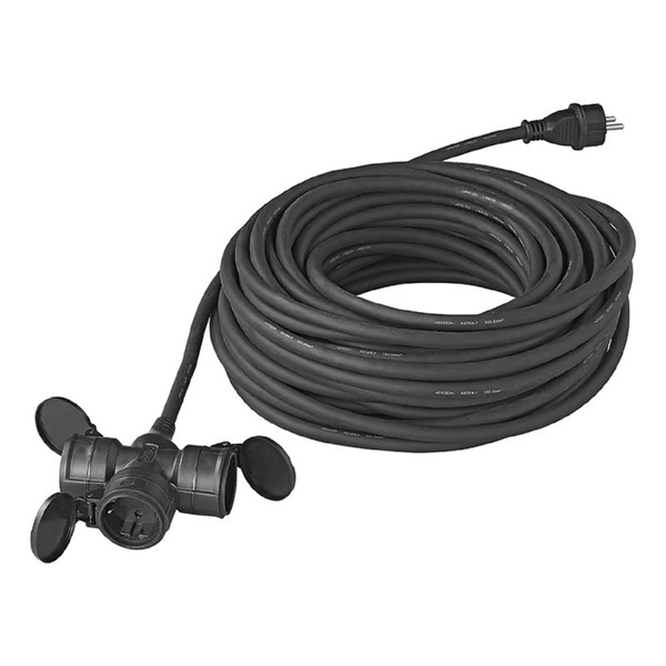 ProPlus Socket Schuko 3-Way 20 m 3 x 2.5 mm²