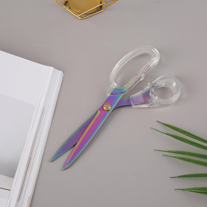 Acrylic Scissors, 9” Ultra-Sharp Titanium Coated Blades and Sharp All-Purpose