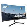 ZZA 24" Curved Gaming Monitor, Support 100Hz, Full HD 1920x1080,